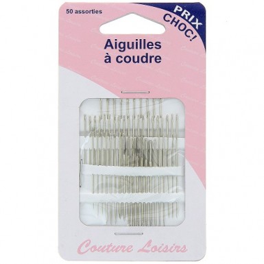 Aiguilles à coudre à la main (x50)