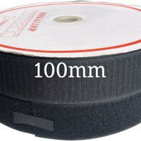 Bande velcro à coudre largeur 100 mm NOIR
