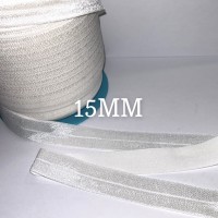 Biais élastique pré plié 15mm ECRU