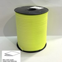 Biais replié jaune fluo