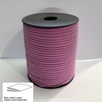 Biais replié lurex fuchsia