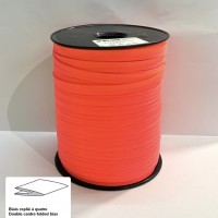 Biais replié rose fluo