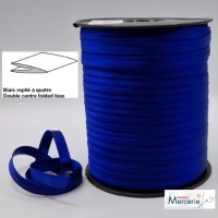 iais replié satin 9/9/4/4mm couleur bleu roi - bleu bleu électrique