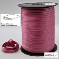 Biais replié satin 9/9/4/4mm couleur terracotta