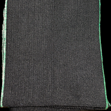 Bord-côte noir (180 x 17cm)