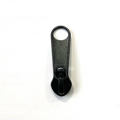Curseur pour fermeture éclaire chaine continue spiralée 8mm NOIR