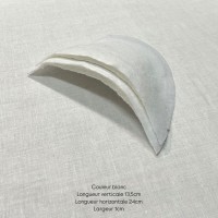 Epaulette demi lune ouate pour manteau, veste