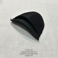 Epaulette demie lune recouvert noir