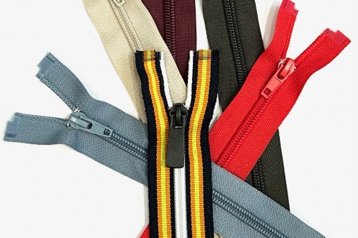 Fermeture à glissière spirale séparable 