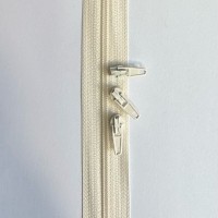 Fermeture éclaire chaine continue spiralée 4,2mm ECRU