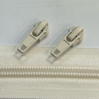 Fermeture éclaire chaine continue spiralée 6,4mm ECRUE