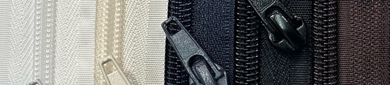 Fermeture éclaire spiralée nylon au mètre