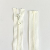 Fermeture injectée séparable blanc