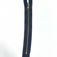 Fermeture métallique spécial jean 4,5mm BLEU MARINE