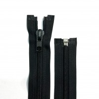 Fermeture spirale séparable grosse maille n°8 NOIR