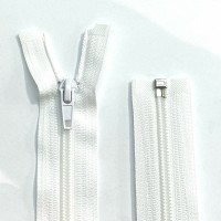 Fermeture spirale séparable maille n°6 (standard) BLANC