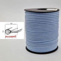 Passepoils coton bleu ciel