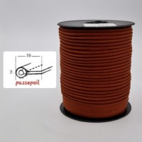 Passepoil coton rouge brique 