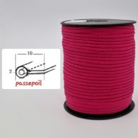 Passepoil coton fuschia