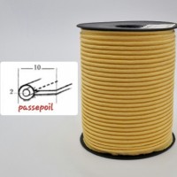 Passepoil coton jaune