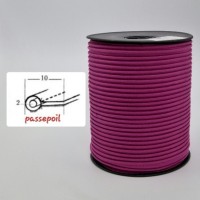 Passepoil coton rose bizantin