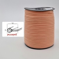 Passepoil coton rose saumon