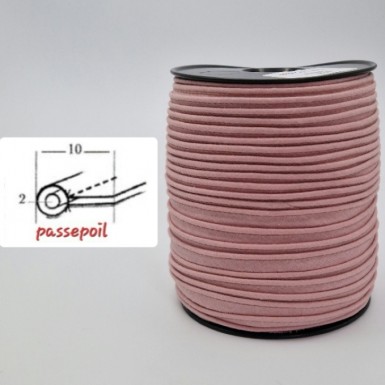 Passepoil rose vieux