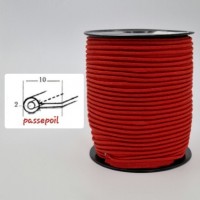 Passepoil coton rouge