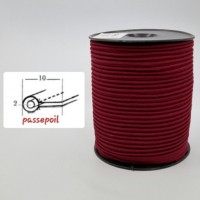 Passepoil coton rouge bordeaux