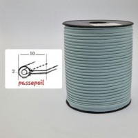 Passepoil coton vert girve