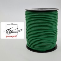 Passepoil coton vert sapin 