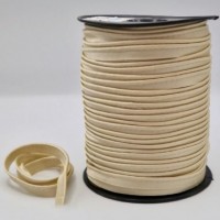Passepoil satin beige claire