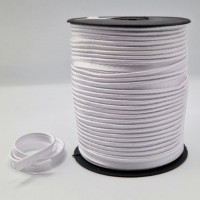 Passepoil satin blanc 