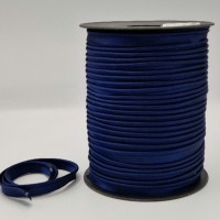 Passepoil satin bleu marine
