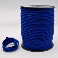 Passepoil satin bleu roi