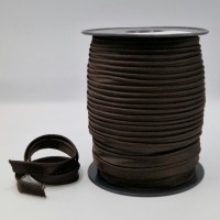Passepoil satin chocolat