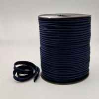 Passepoil satin marine foncé