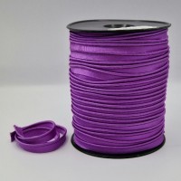 Passepoil satin parme foncé