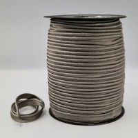 Passepoil satin taupe
