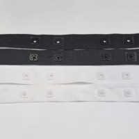 Ruban à pression plastique - bande body DOUBLE BLANC