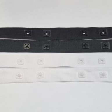 Ruban à pression plastique - bande body DOUBLE NOIR