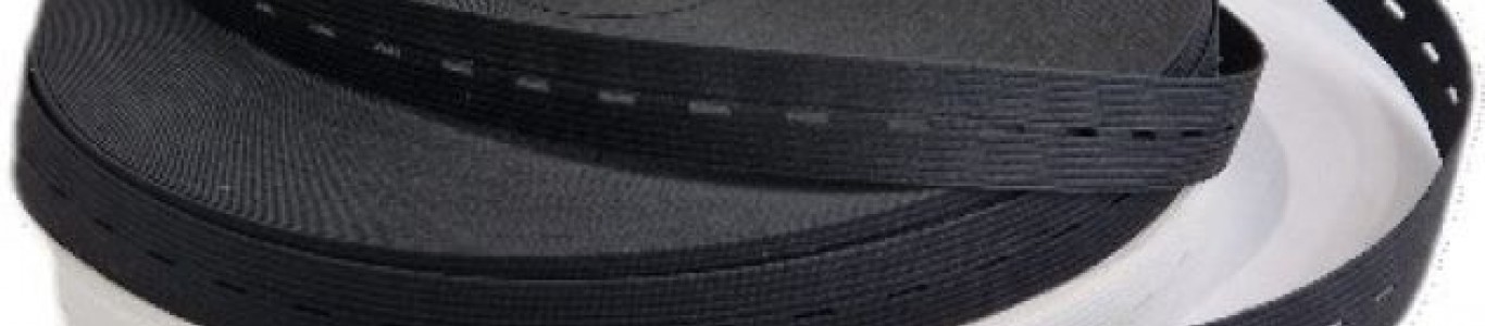 Ruban élastique boutonnière