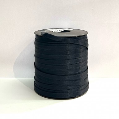 Ruban satin double 6mm bleu marine