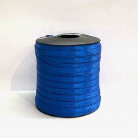 Ruban satin double 6mm bleu roy