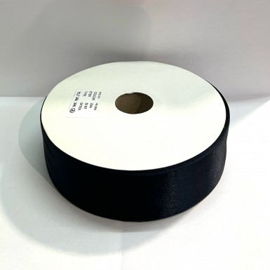 Ruban satin double face 40mm bleu marine