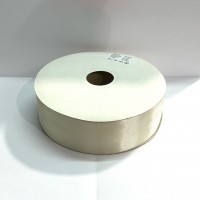 Ruban satin double face 40mm écru