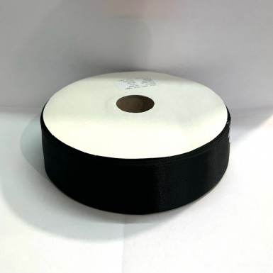 Ruban satin double face 40mm noir