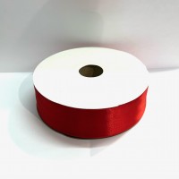 Ruban satin double face 40mm rouge