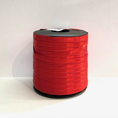 Ruban satin double face 6mm rouge