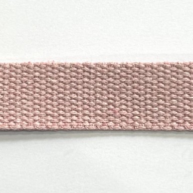 Sangle en coton rose